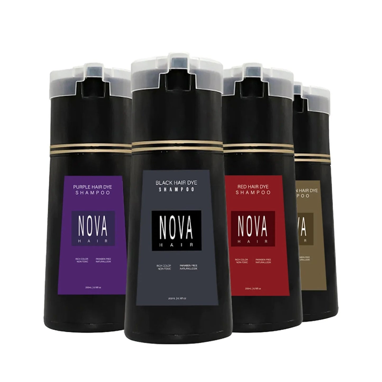 Nova Hair- Gråhårschampo för snabb täckning