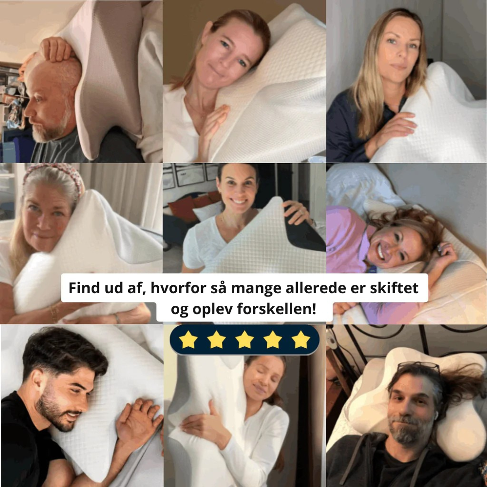 NordStöd Kudde™ - Optimal Nackstöd för En God Natts Sömn