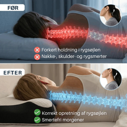 NordStöd Kudde™ - Optimal Nackstöd för En God Natts Sömn