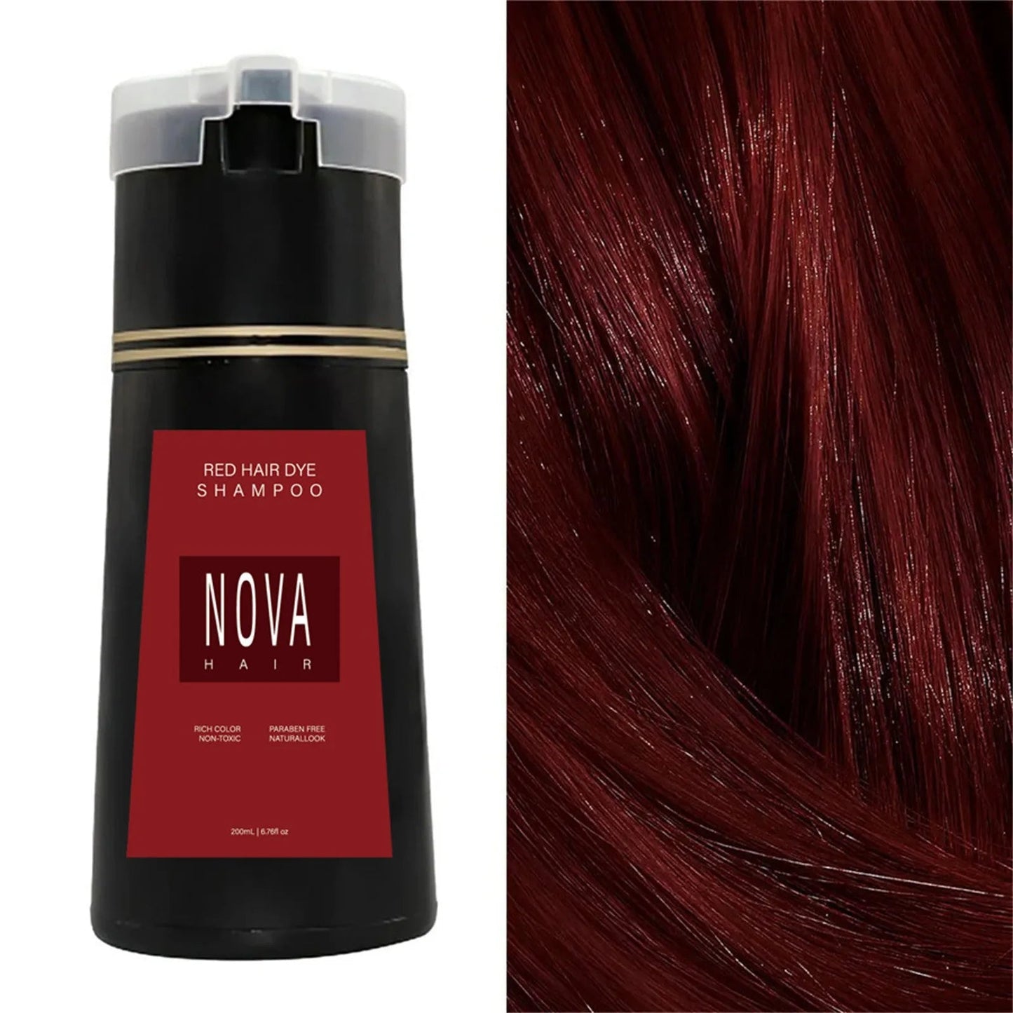 Nova Hair- Gråhårschampo för snabb täckning