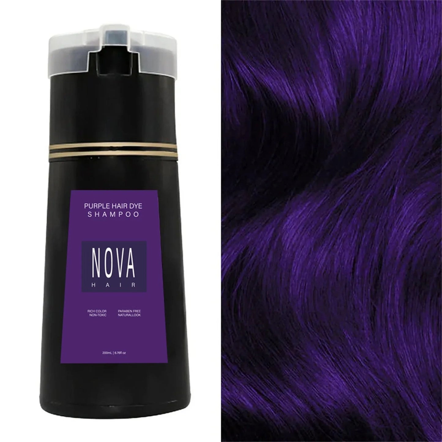 Nova Hair- Gråhårschampo för snabb täckning