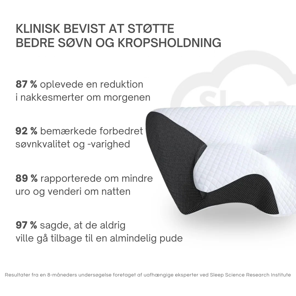 NordStöd Kudde™ - Optimal Nackstöd för En God Natts Sömn