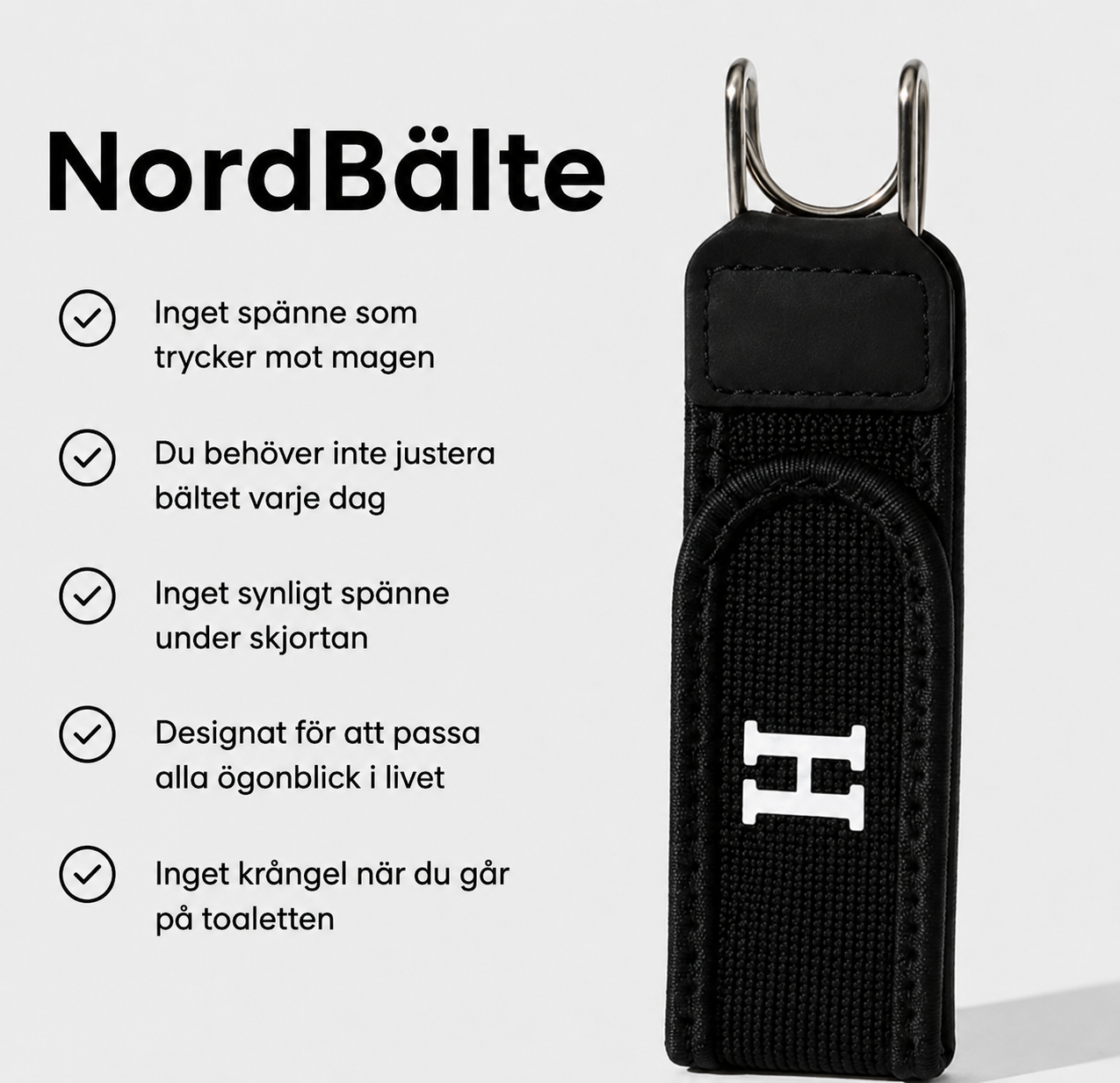 NordBälte - Flexibel Riem för Aktiv Livsstil