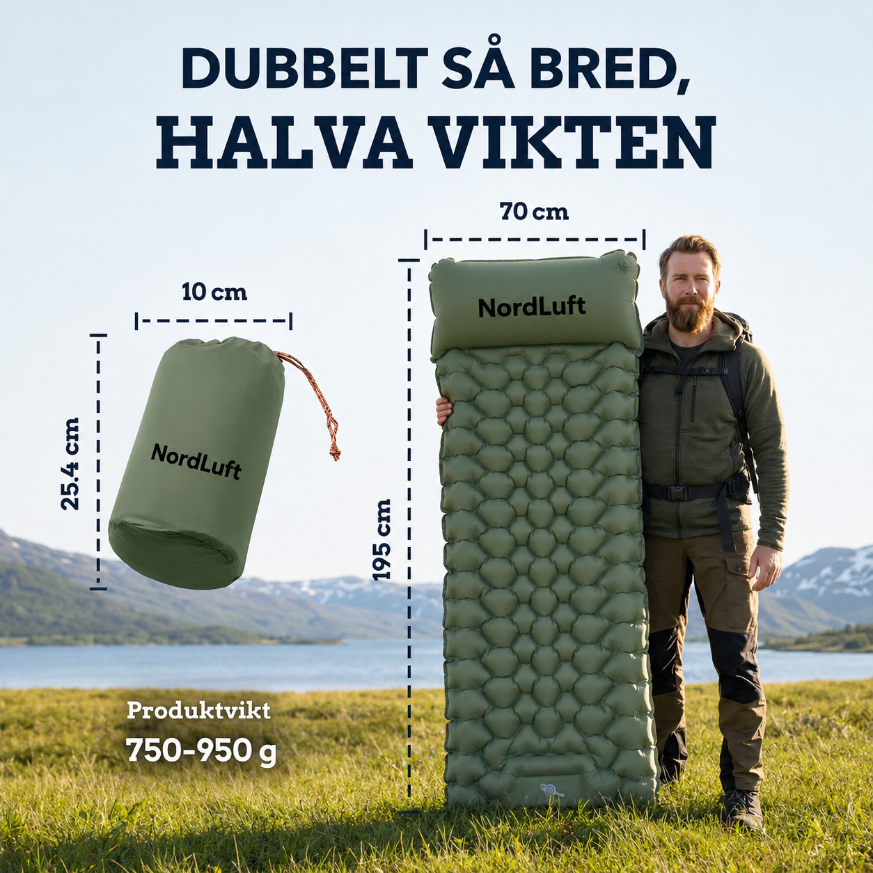 NordLuft Kompakt Luftmadrass
