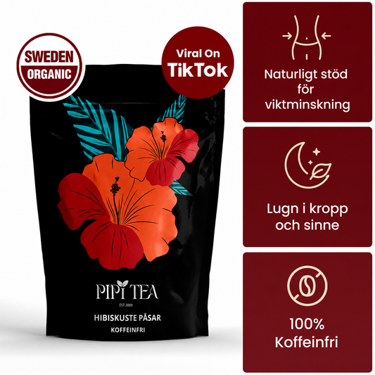 PipiTea Hibiskusté för Viktminskning och Lugn