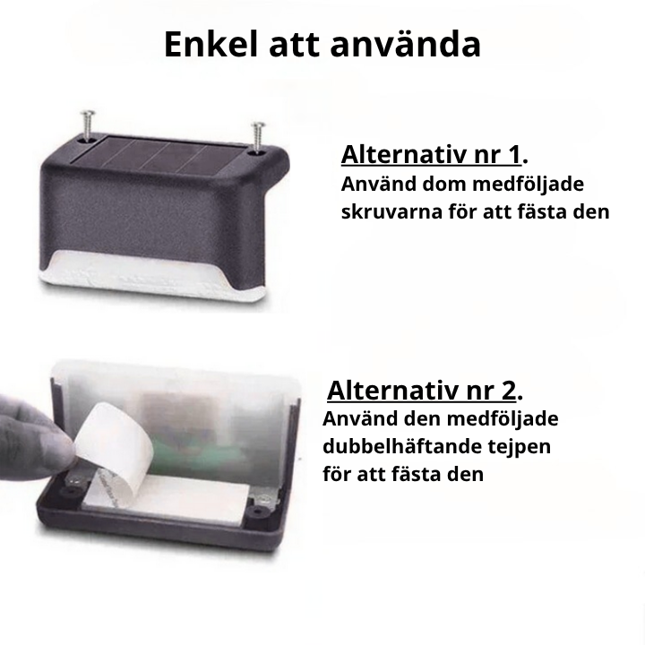 NordLjus Solcellsdriven Utomhuslampa