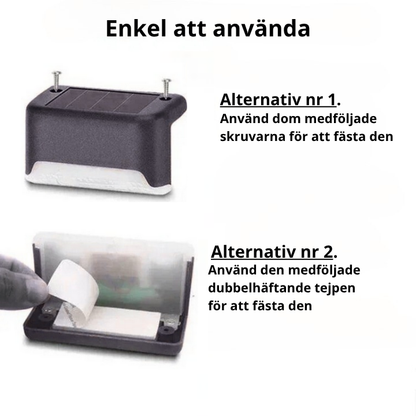 NordLjus Solcellsdriven Utomhuslampa