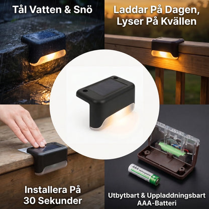 NordLjus Solcellsdriven Utomhuslampa