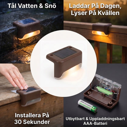 NordLjus Solcellsdriven Utomhuslampa